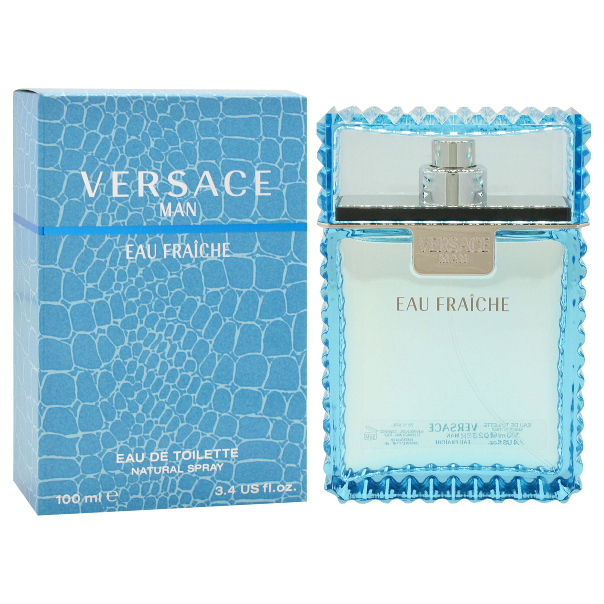 Versace Man Eau Fraiche by Versace for Men - 3.4 oz EDT Spray, See Description, alternate image number 1