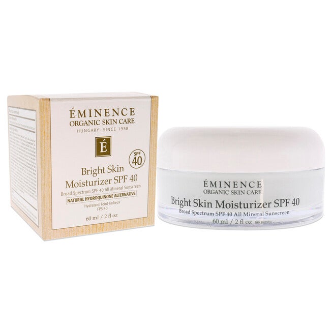 Bright Skin Moisturizer SPF 40 by Eminence for Unisex - 2 oz Sunscreen, NA, alternate image number null