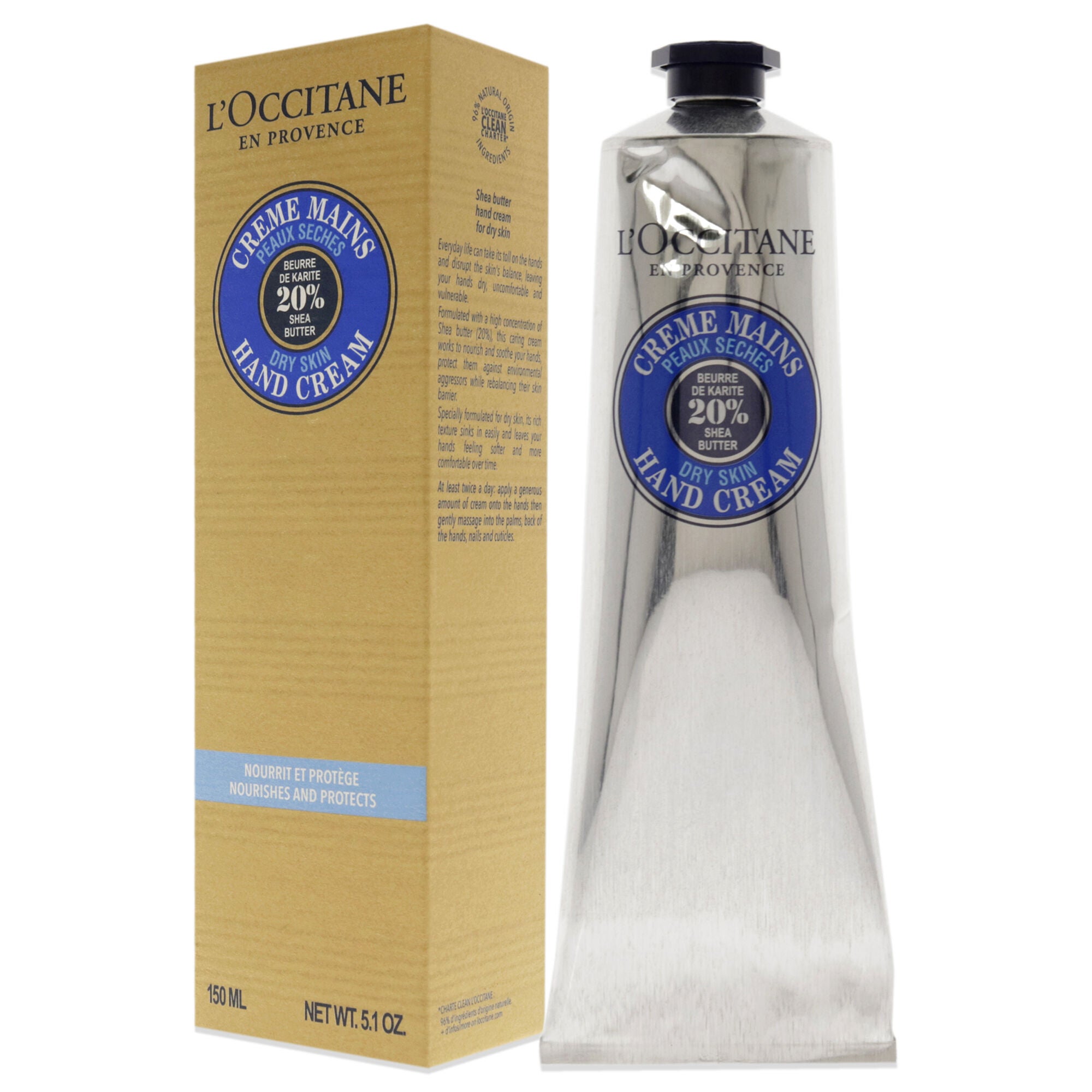 Shea Butter Hand Cream - Dry Skin by LOccitane for Unisex - 5.1 oz Cream, , alternate image number 8