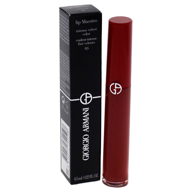 Lip Maestro Liquid Lipstick - 415 Redwood by Giorgio Armani for Women - 0.22 oz Lipstick, NA, alternate image number null