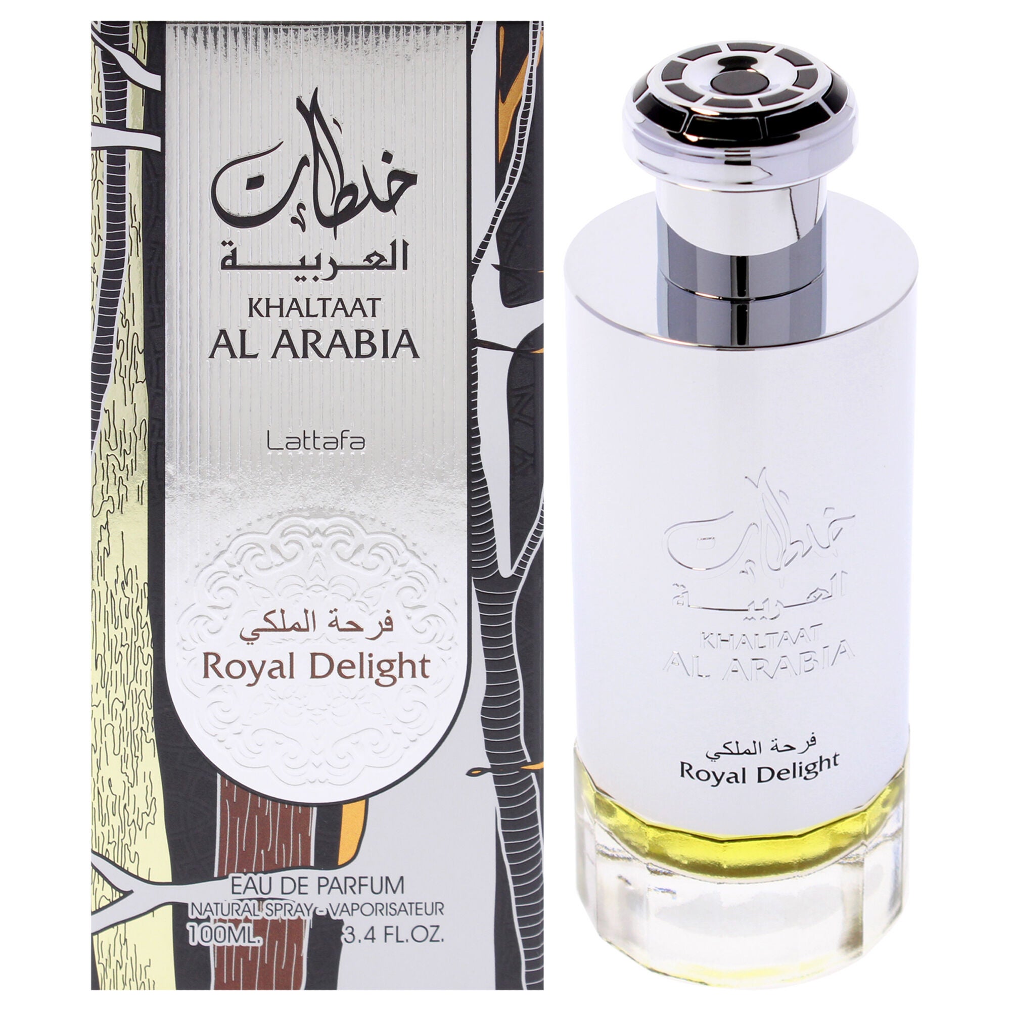 Khaltaat Al Arabia - Royal Delight by Lattafa for Men - 3.4 oz EDP Spray, Clear, hi-res image number 0