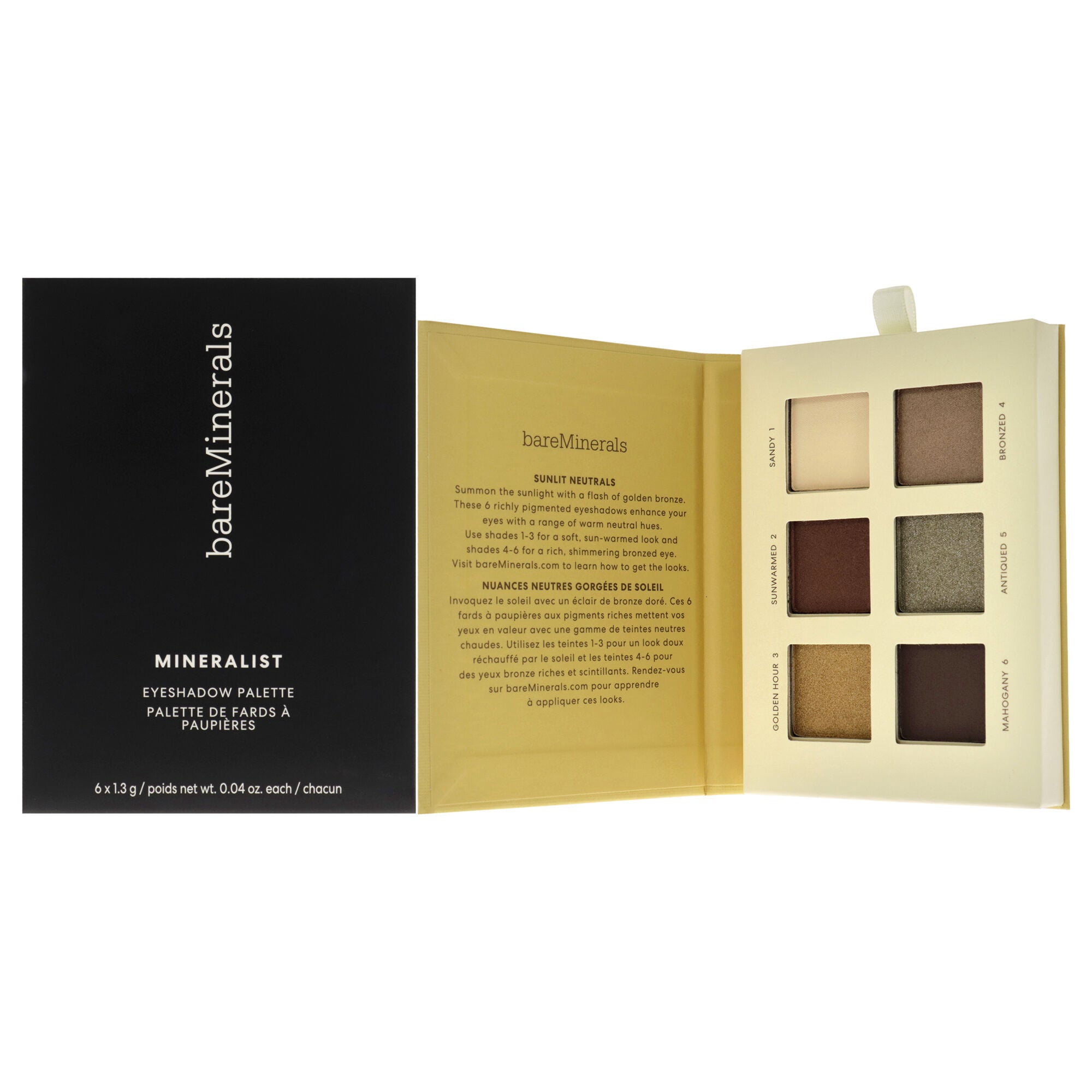 Mineralist Eyeshadow Palette - Sunlit by bareMinerals for Women - 0.24 oz Eye Shadow, See Description, hi-res image number 0