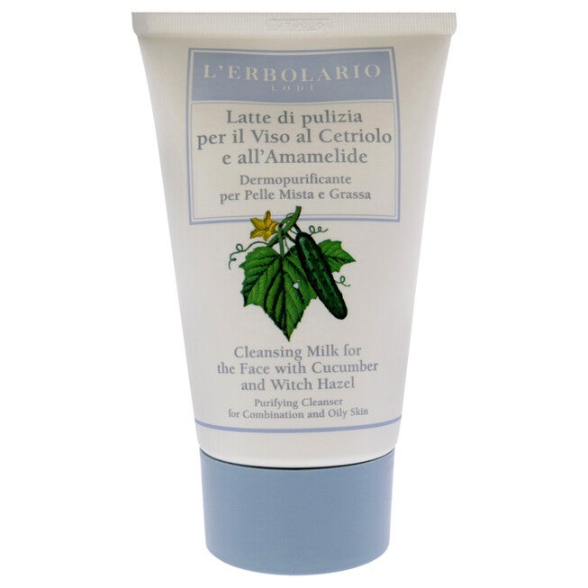 Cleansing Milk - Cucumber and Witch Hazel by LErbolario for Women - 4.2 oz Cleanser, See Description, alternate image number 4