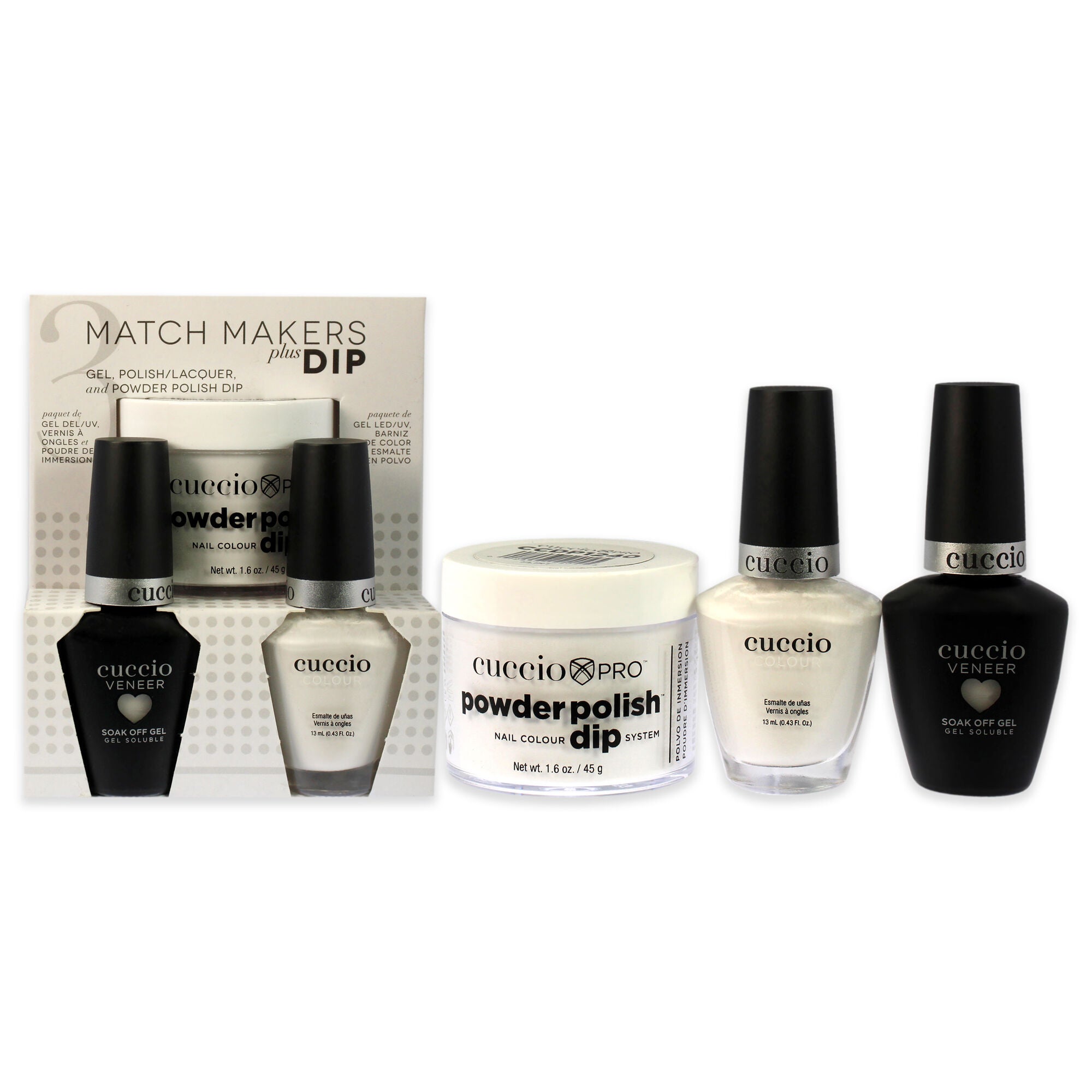 Match Makers Plus Dip - Flirt by Cuccio Colour for Women - 3 Pc Set, See Description, hi-res image number 0