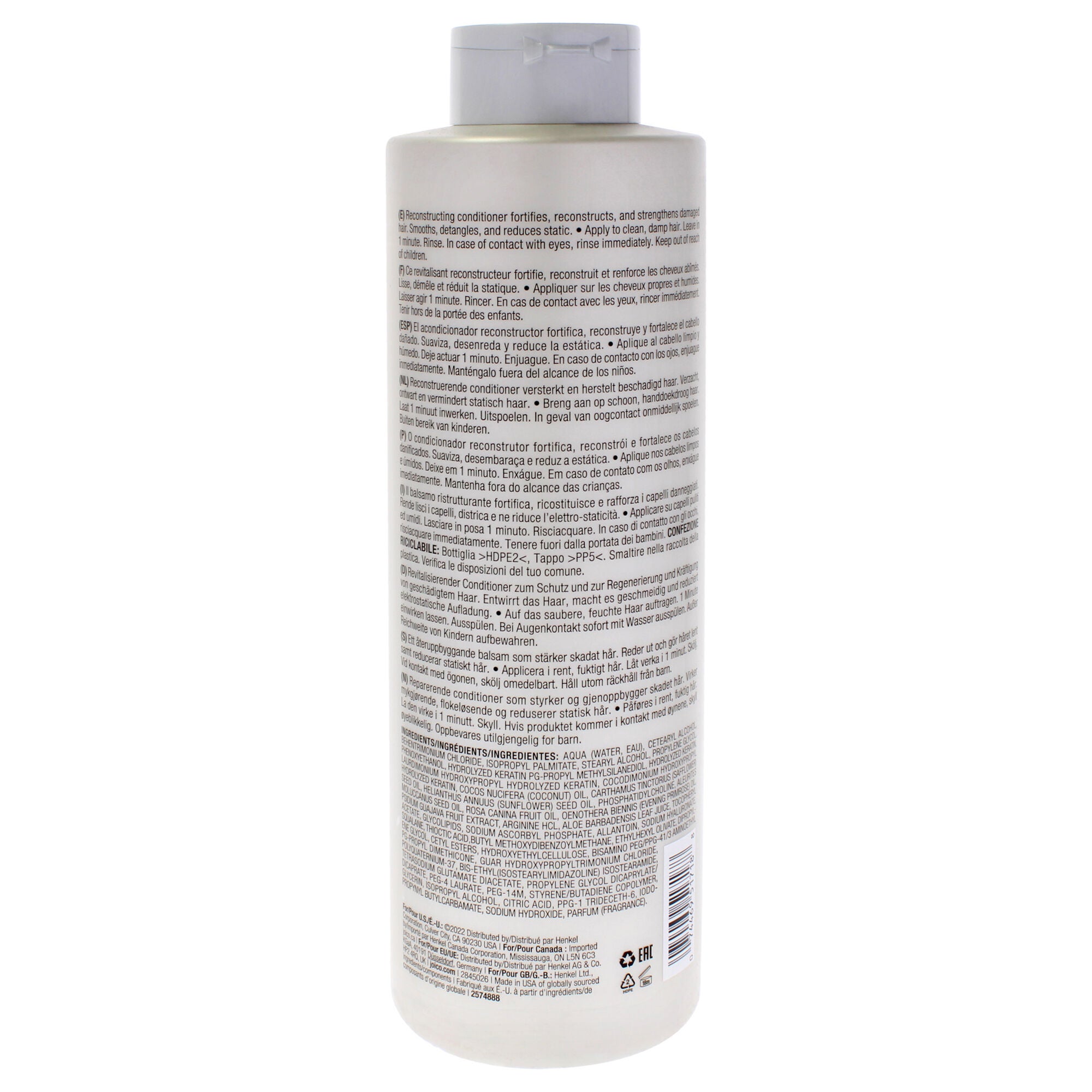 K-PAK Reconstructing Conditioner by Joico for Unisex - 33.8 oz Conditioner, See Description, alternate image number 2