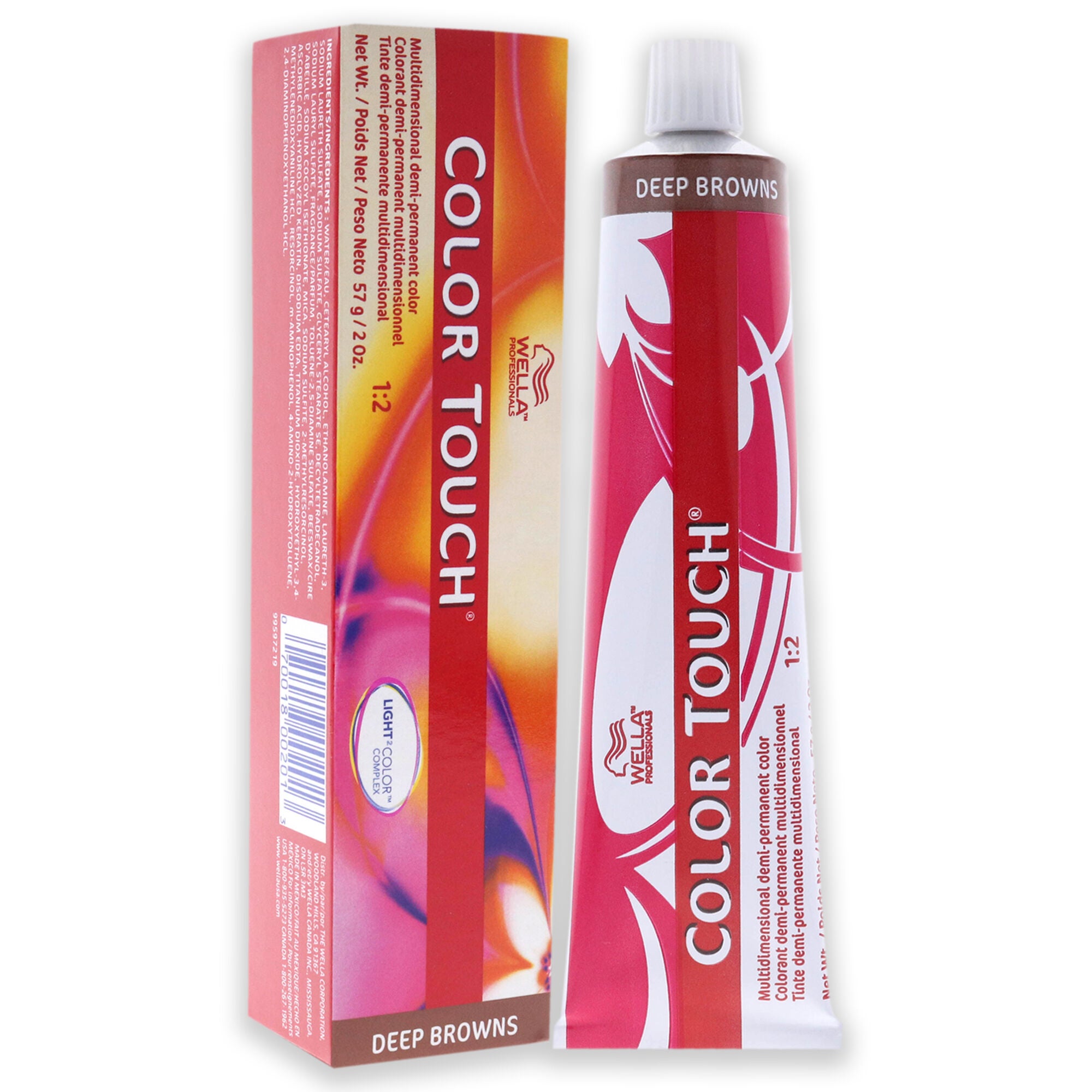 Color Touch Demi-Permanent Color - 8 71 Light Blonde-Brown Ash by Wella for Unisex - 2 oz Hair Color, See Description, alternate image number 2