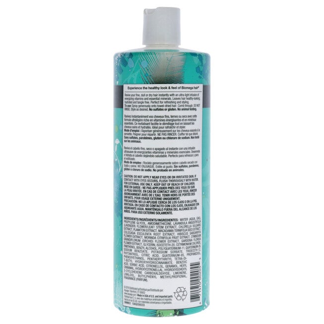 Biomega Moisture Mist Leave In Conditioner by Aquage for Unisex - 32 oz Conditioner, NA, alternate image number null