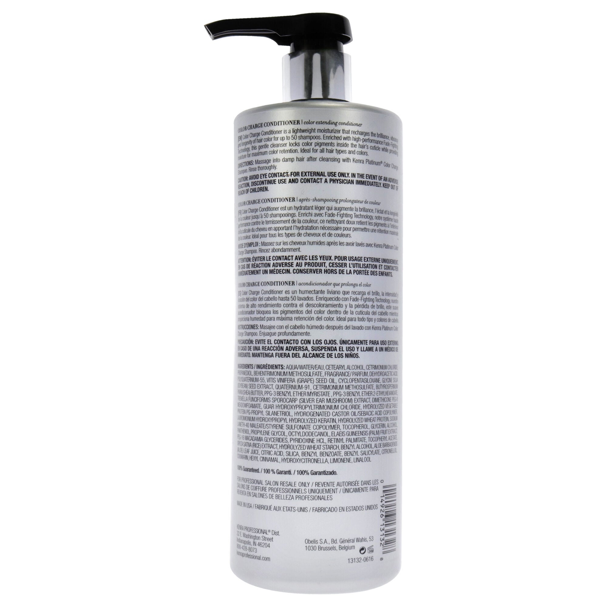 Platinum Color Charge Conditioner by Kenra for Unisex - 31.5 oz Conditioner, , alternate image number 3