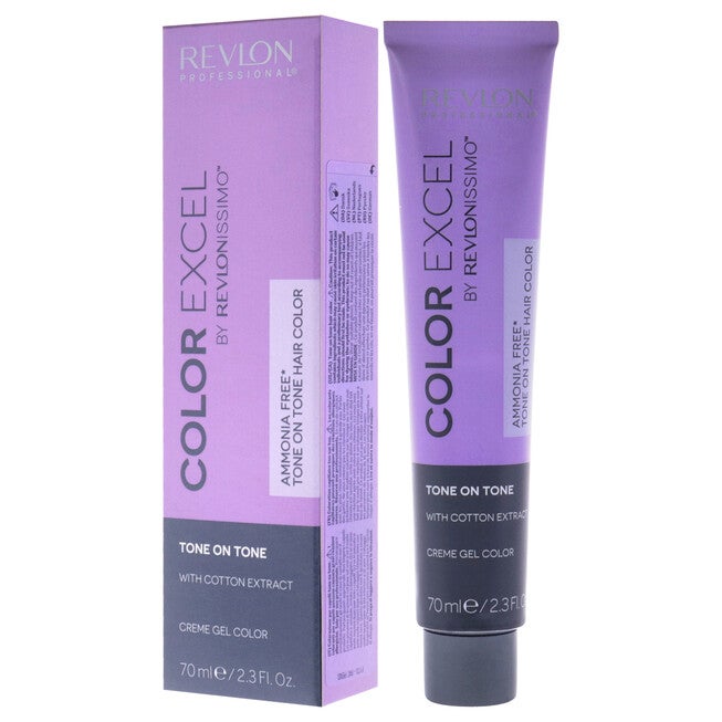 Revlonissimo Color Excel - 7.24 Medium Iridescent Copper Blonde by Revlon for Unisex - 2.3 oz Hair Color, , alternate image number null