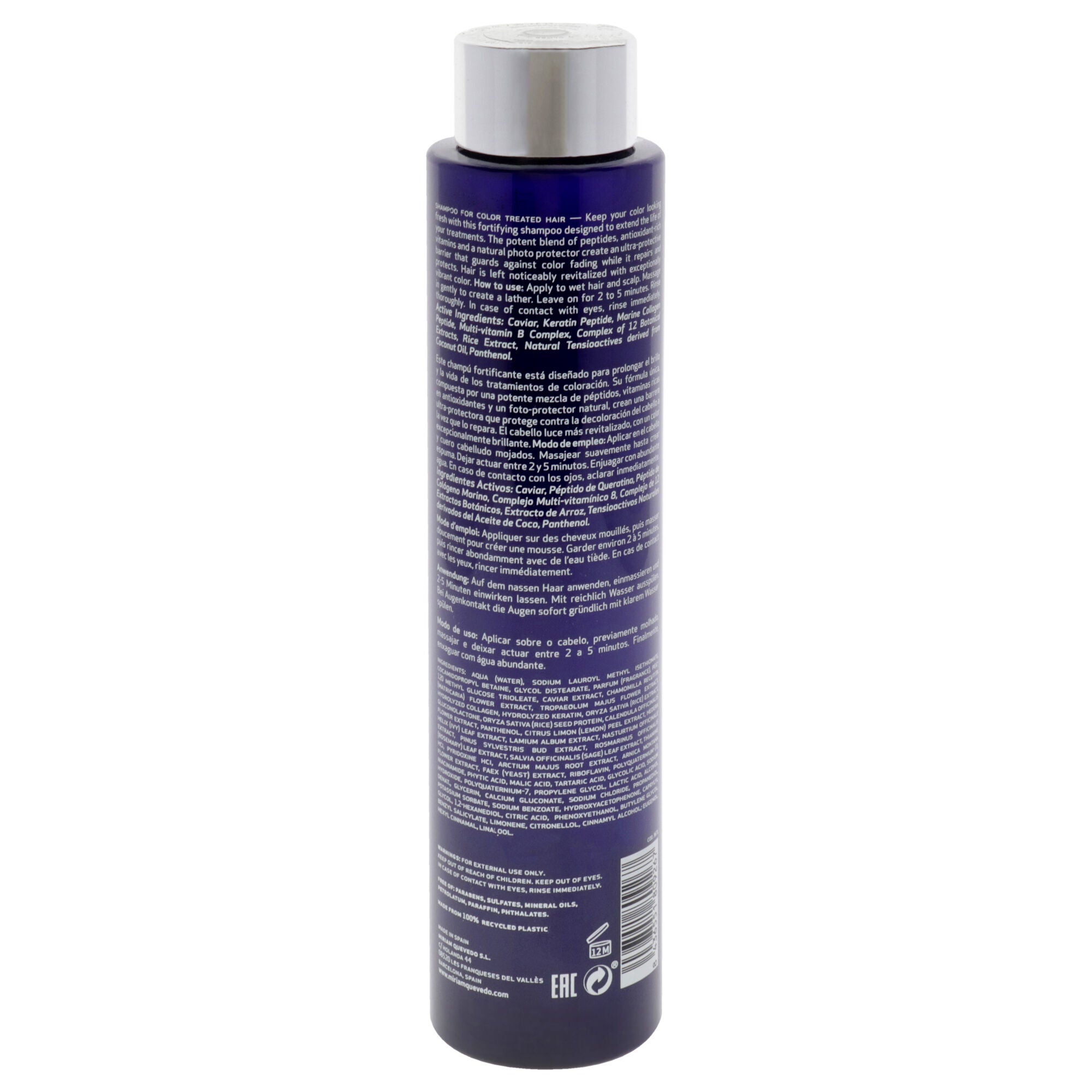 Extreme Caviar Shampoo For Color Treated Hair by Miriam Quevedo for Unisex - 8.5 oz Shampoo, See Description, alternate image number 1