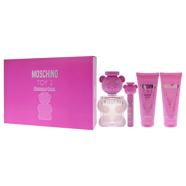 Moschino Toy 2 Bubble Gum by Moschino for Women - 4 Pc Gift Set 3.4oz EDT Spray, 0.3oz EDT Spray, 3.4oz Body Lotion, 3.4oz Bath and Shower Gel, , alternate image number 8