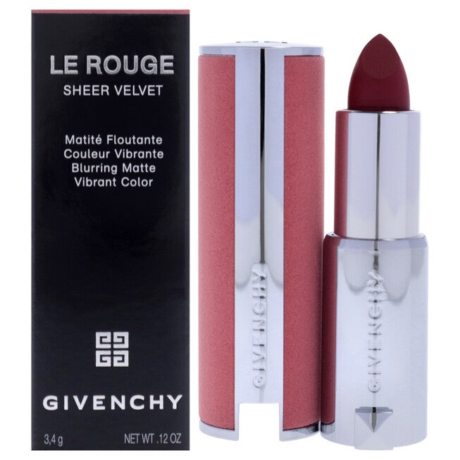 Le Rouge Sheer Velvet Matte Lipstick - N37 Rouge Graine by Givenchy for Women - 0.11 oz Lipstick, See Description, hi-res image number 0
