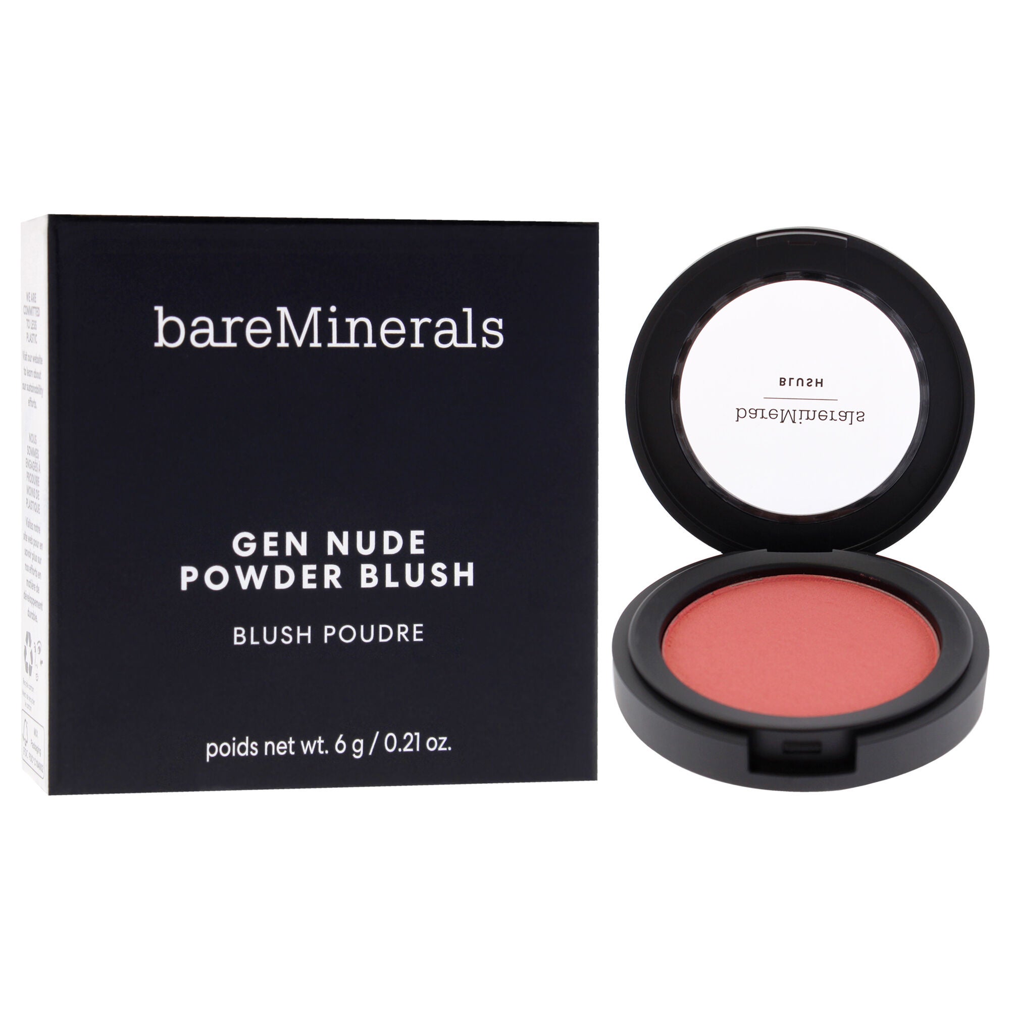 Gen Nude Powder Blush - Pink Me Up by bareMinerals for Women - 0.21 oz Blush, Pink, alternate image number 2