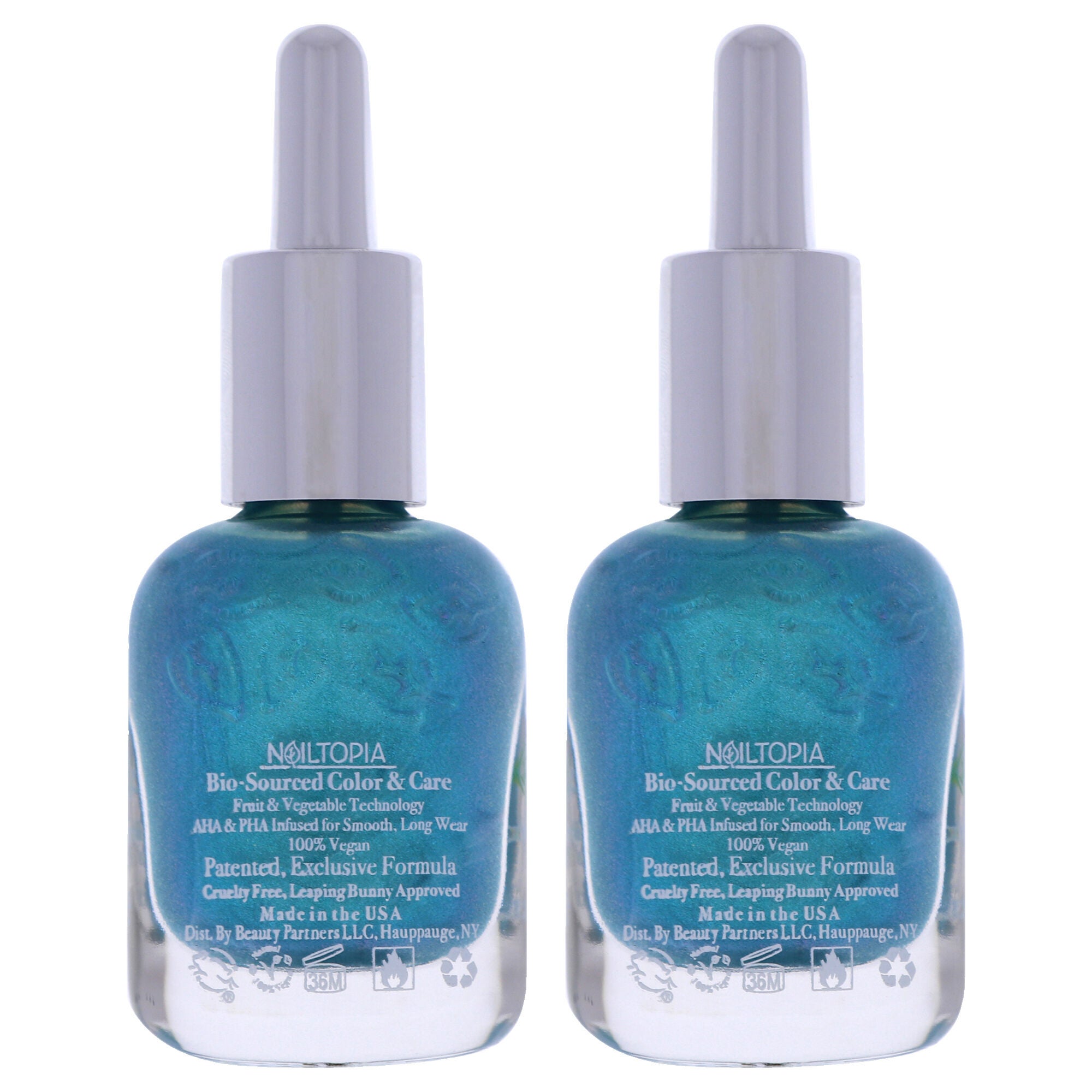 Bio-Sourced Chip Free Nail Lacquer - Nails On Fleek by Nailtopia for Women - 0.41 oz Nail Polish - Pack of 2, , alternate image number 3