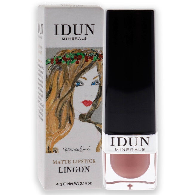 Matte Lipstick - 109 Lingon by Idun Minerals for Women - 0.14 oz Lipstick, See Description, alternate image number 1