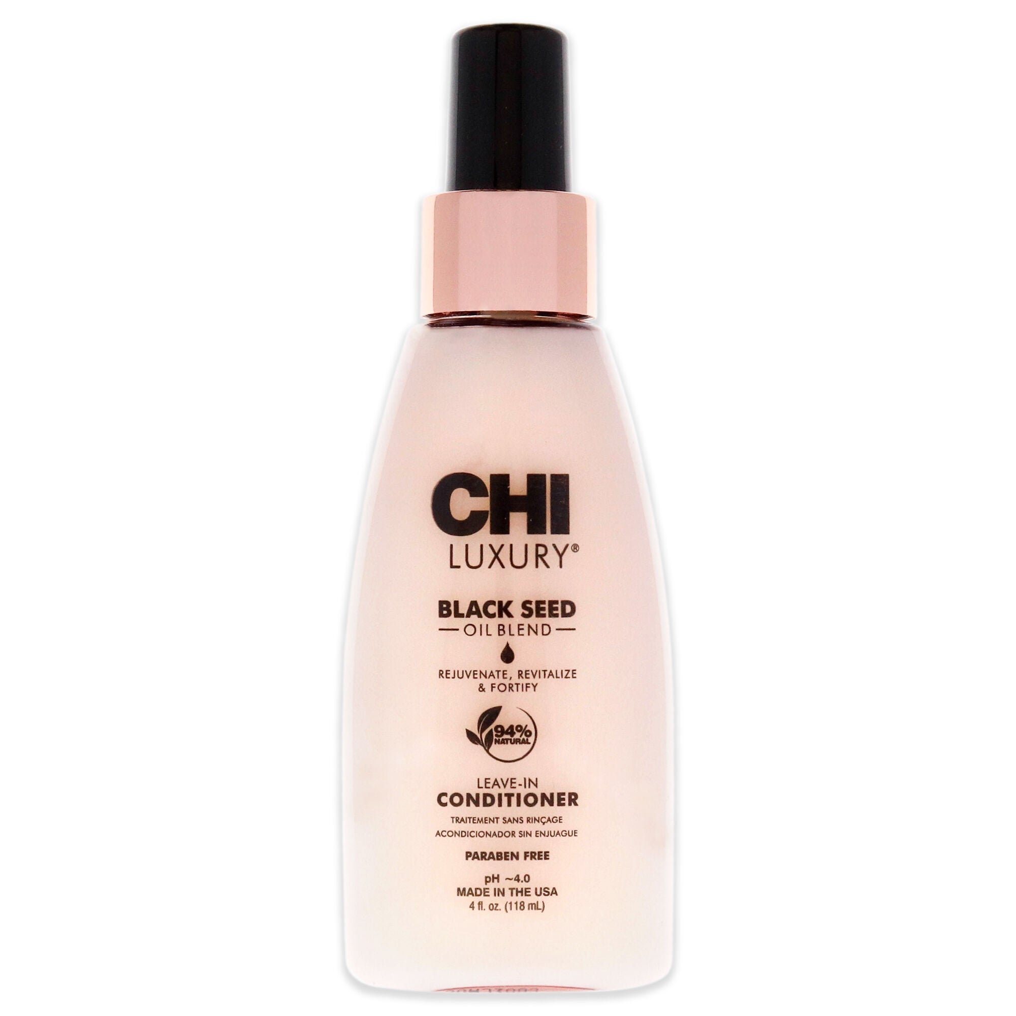 Luxury Black Seed Oil Leave-In Conditioner by CHI for Unisex - 4 oz Conditioner, NA, hi-res image number 0