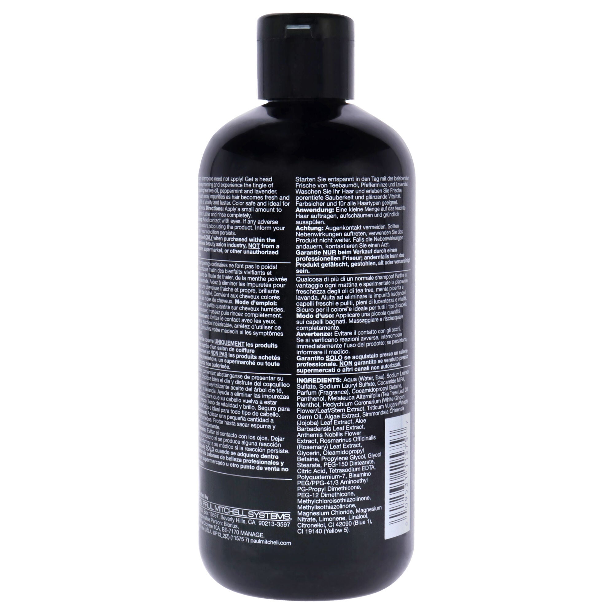 Tea Tree Shampoo by Paul Mitchell for Unisex - 16.9 oz Shampoo, , alternate image number 3