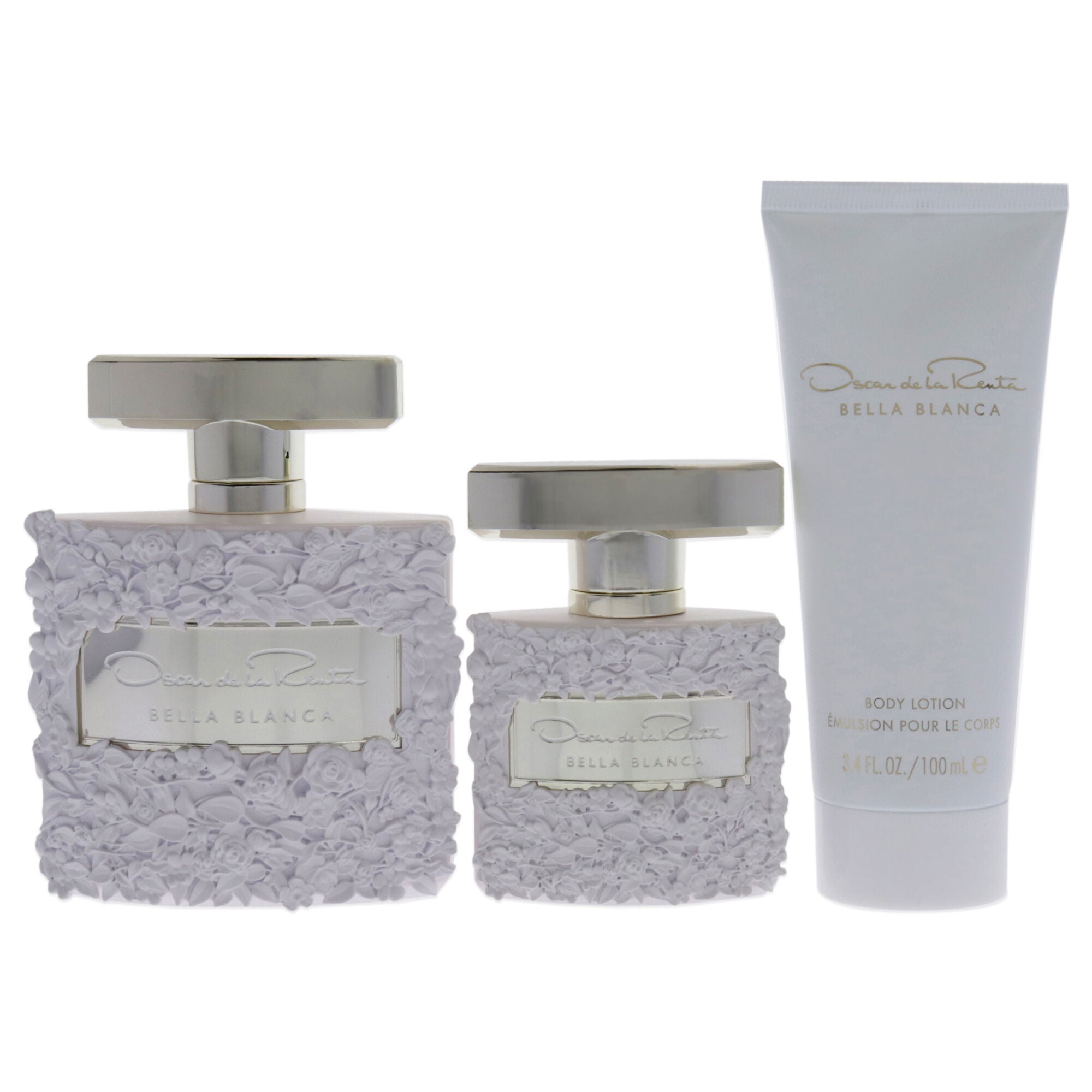 Bella Blanca by Oscar De La Renta for Women - 3 Pc Gift Set 3.4oz EDP Spray, 3.4oz Body Lotion, 1oz EDP Spray, , alternate image number 5