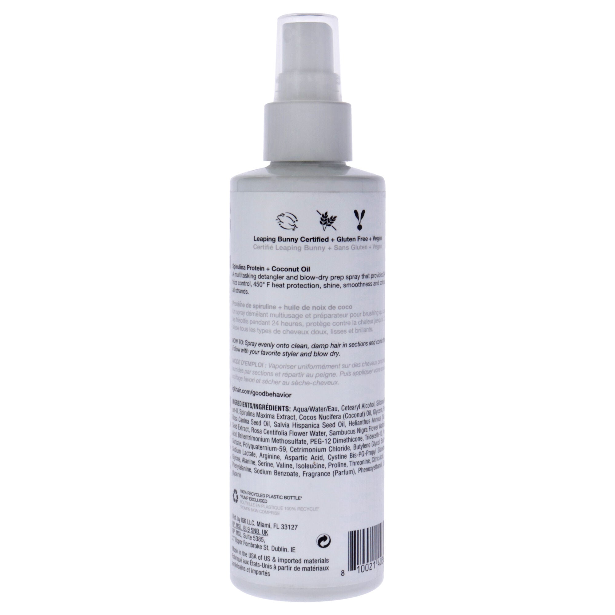 Good Behavior 4-in-1 Prep Spray by IGK for Unisex - 7 oz Hair Spray, , alternate image number 3