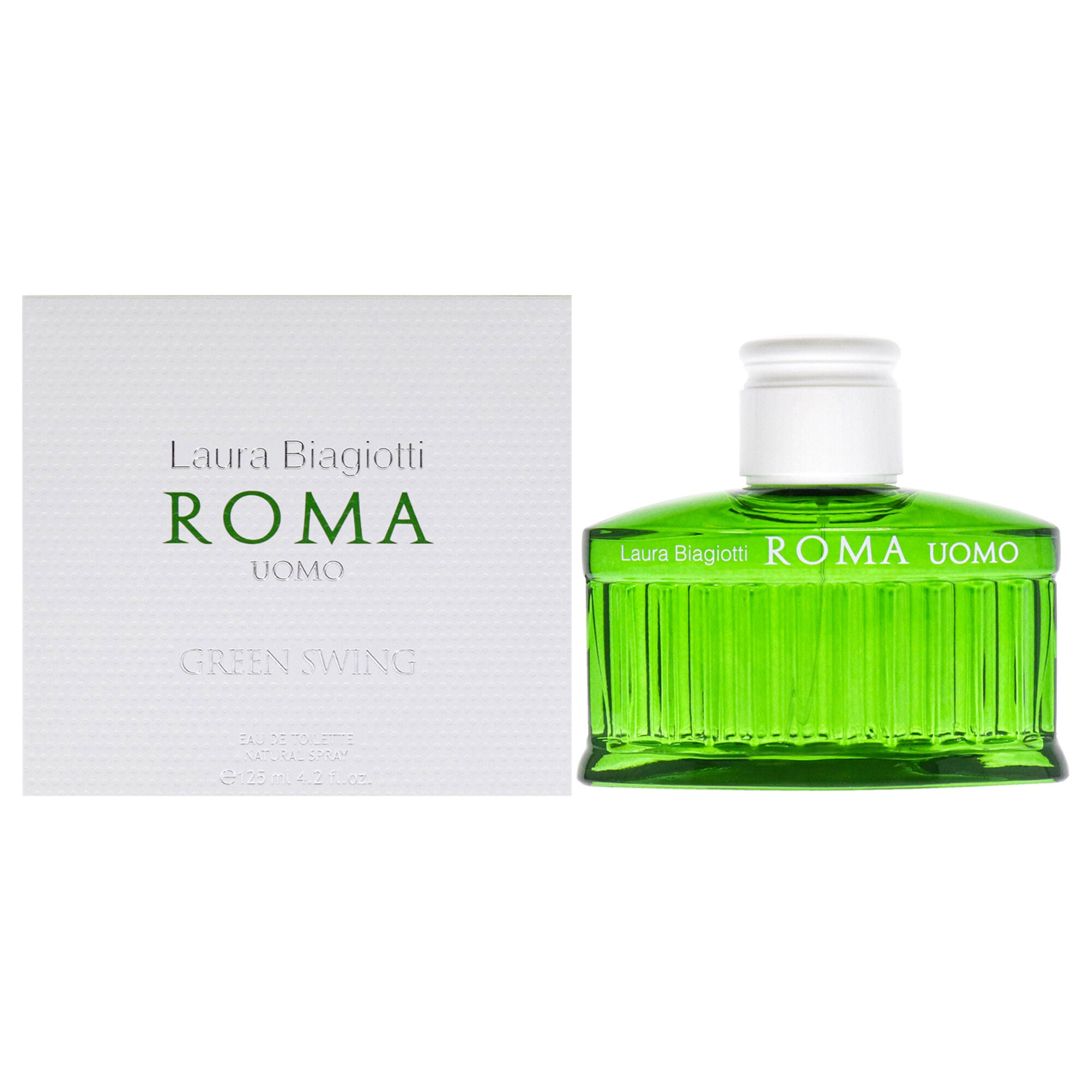 Roma Uomo Green Swing by Laura Biagiotti for Men - 4.2 oz EDT Spray, See Description, hi-res image number 0