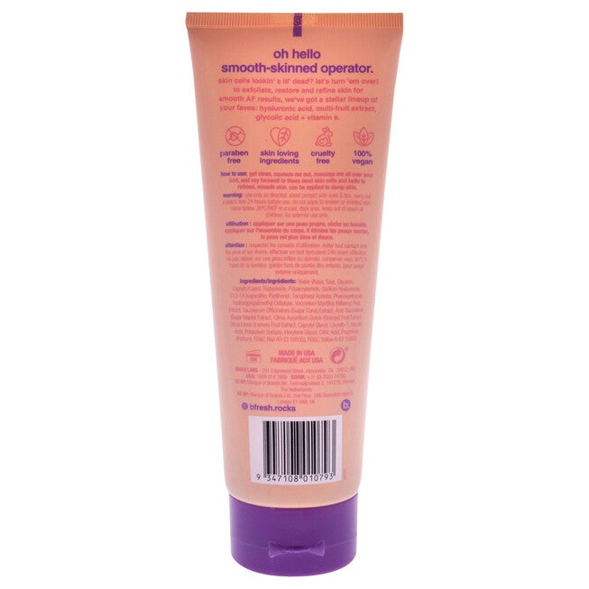 Smooth AF Exfoliating Body Serum by B.Fresh for Unisex - 8 oz Serum, NA, alternate image number null