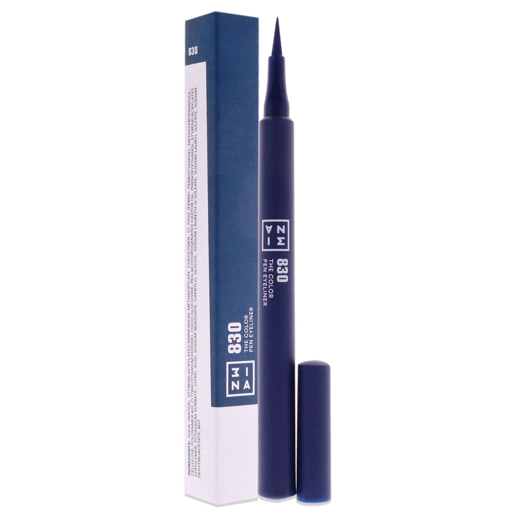 The Color Pen Eyeliner - 830 Navy blue by 3INA for Women - 0.034 oz Eyeliner, See Description, alternate image number 2
