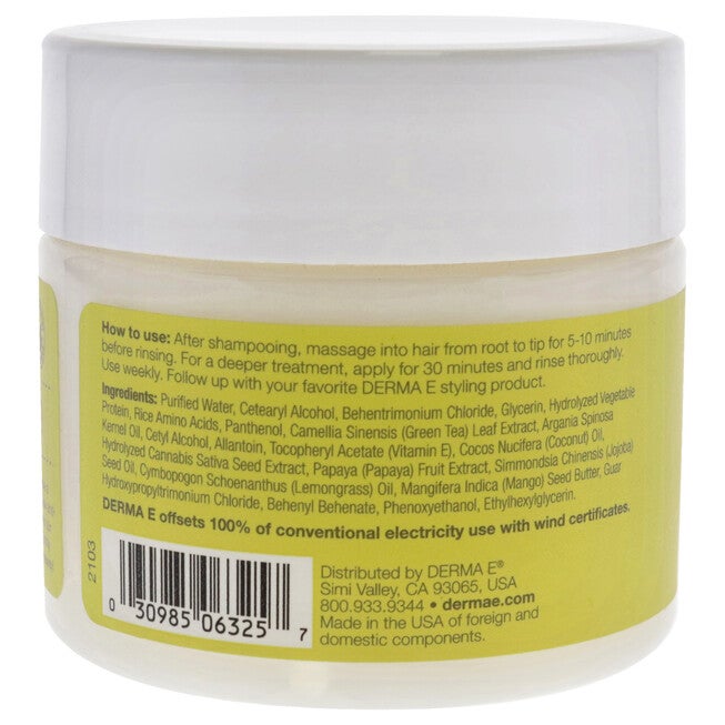 Recover and Repair Deep Conditioning Treatment Mask by Derma-E for Unisex - 5 oz Masque, , alternate image number null