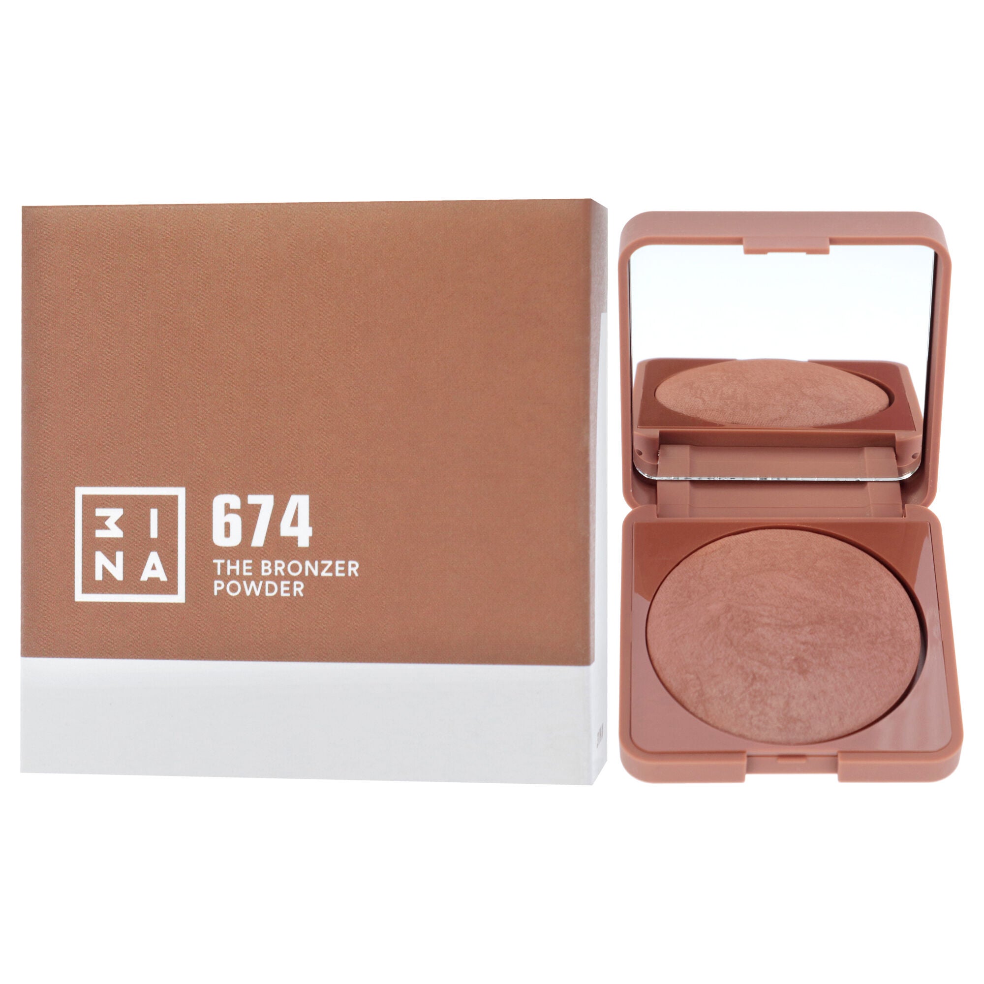 The Bronzer Powder - 674 by 3INA for Women - 0.25 oz Bronzer, See Description, alternate image number 2