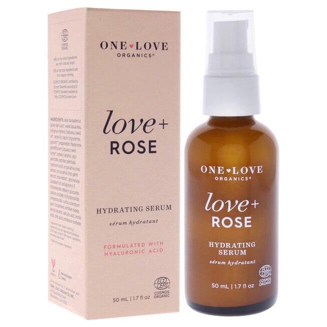 One Love Organics Love Plus Rose Hydrating Serum by One Love Organics for Women - 1.7 oz Serum, NA, alternate image number null