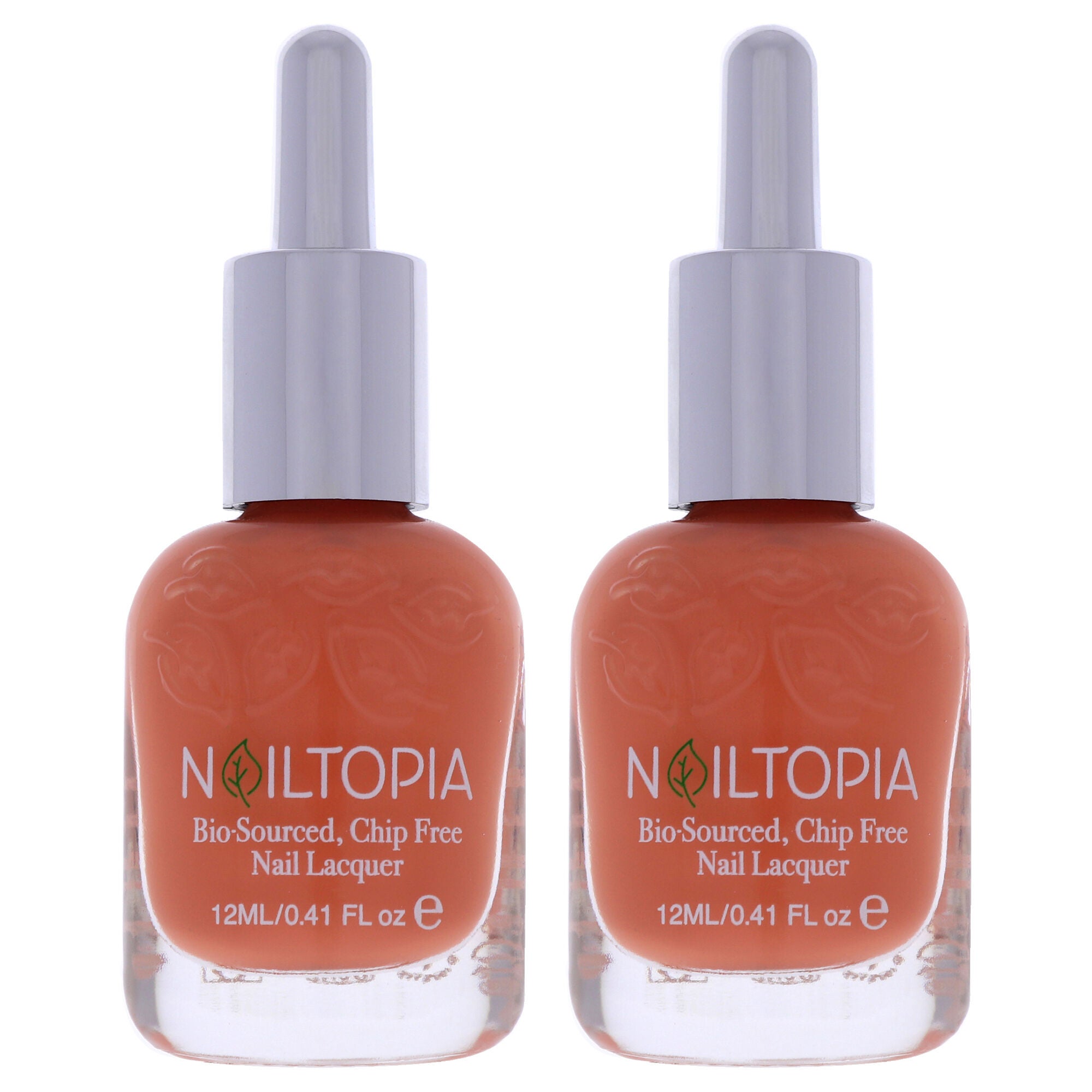 Bio-Sourced Chip Free Nail Lacquer - Queen of Queens by Nailtopia for Women - 0.41 oz Nail Polish - Pack of 2, See Description, hi-res image number 0