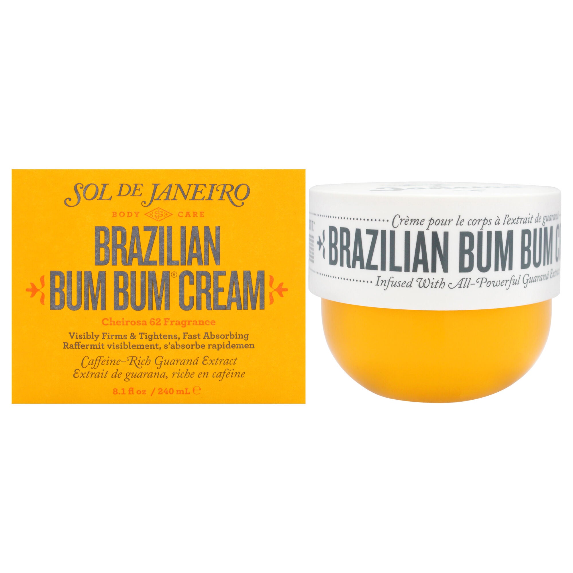 Brazilian Bum Bum Cream by Sol de Janeiro for Unisex - 8 oz Cream, NA, hi-res image number 0