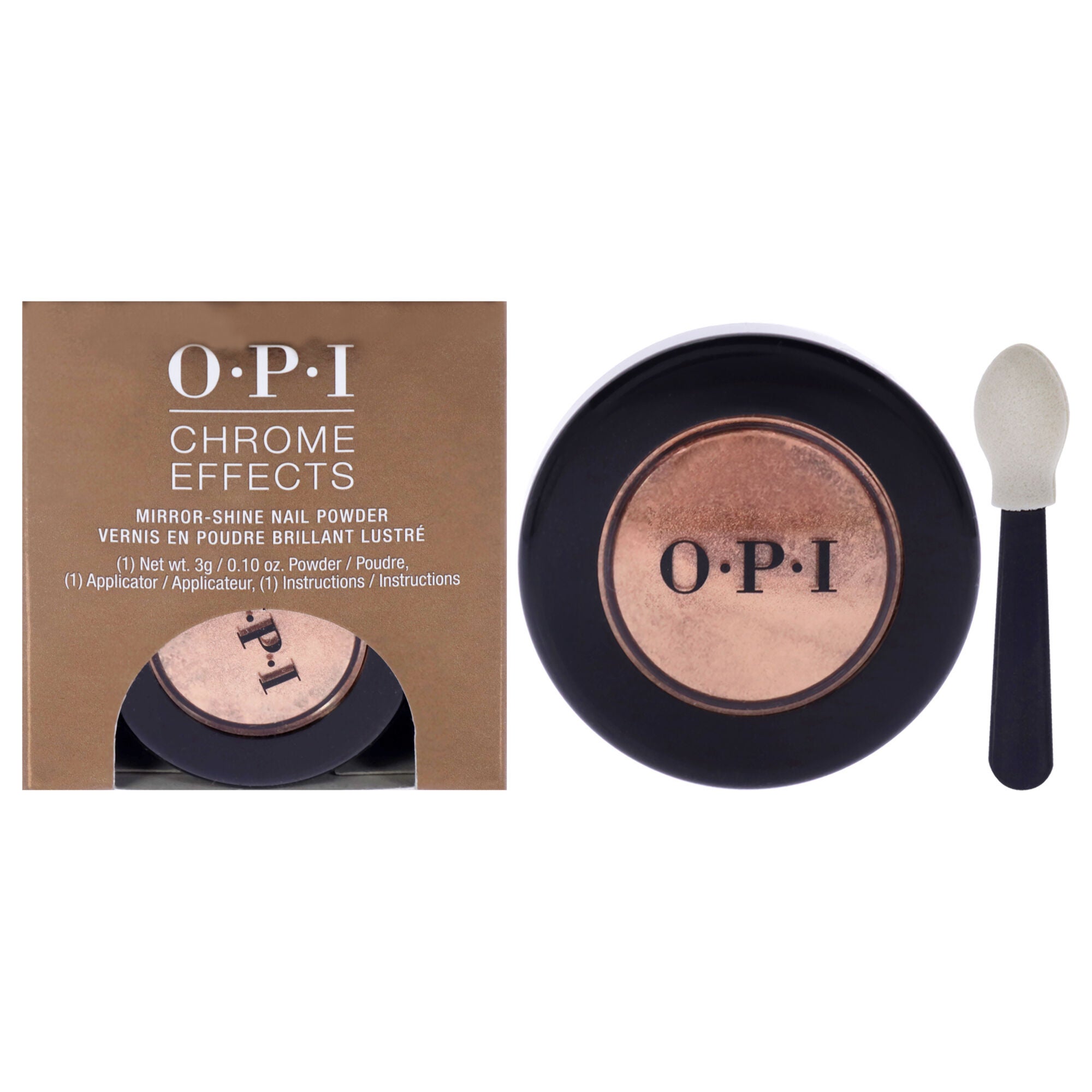 Chrome Effects Mirror Shine Nail Powder - Bronzed By The Sun by OPI for Women - 0.1 oz Nail Powder, , alternate image number 5