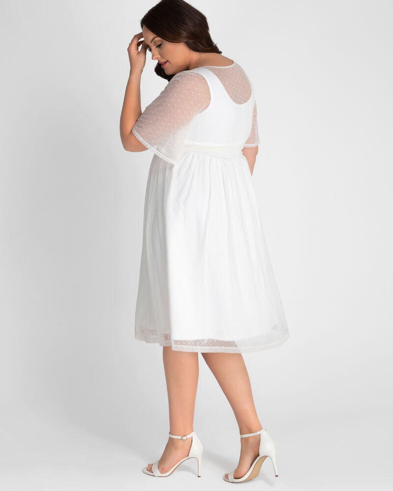 Stars A-line Wedding Dress, Ivory, alternate image number 2