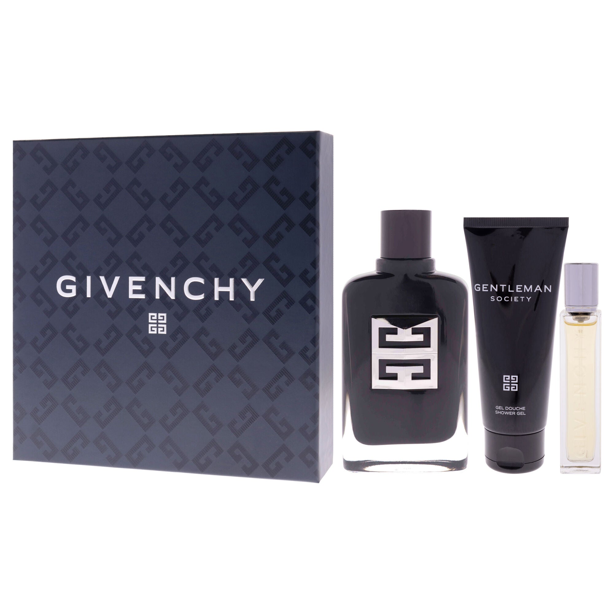 Gentleman Society by Givenchy for Men - 3 Pc Gift Set 3.3oz EDP Spray, 0.42oz EDP Spray, 2.5oz Shower Gel, Clear, alternate image number 3