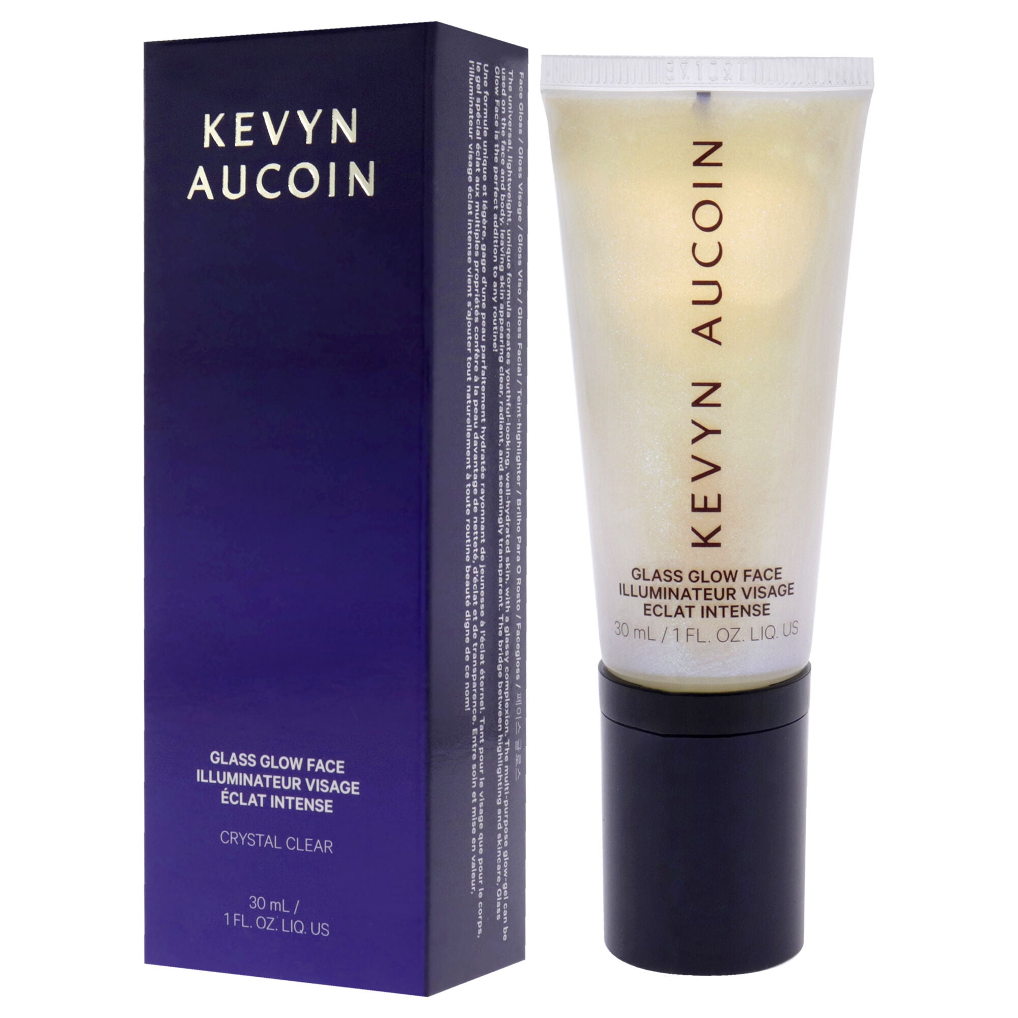 Glass Glow Face Highlighter - Crystal Clear by Kevyn Aucoin for Women - 1 oz Highlighter, See Description, alternate image number 3