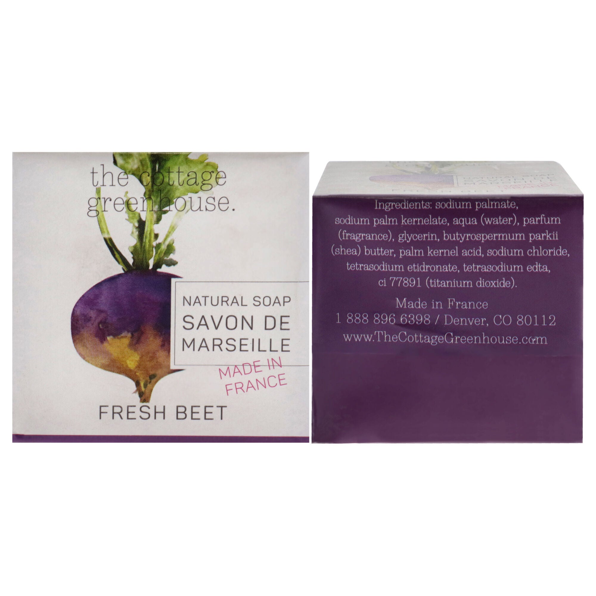 Fresh Soap - Beet by The Cottage Greenhouse for Unisex - 3.5 oz Soap, See Description, hi-res image number 0