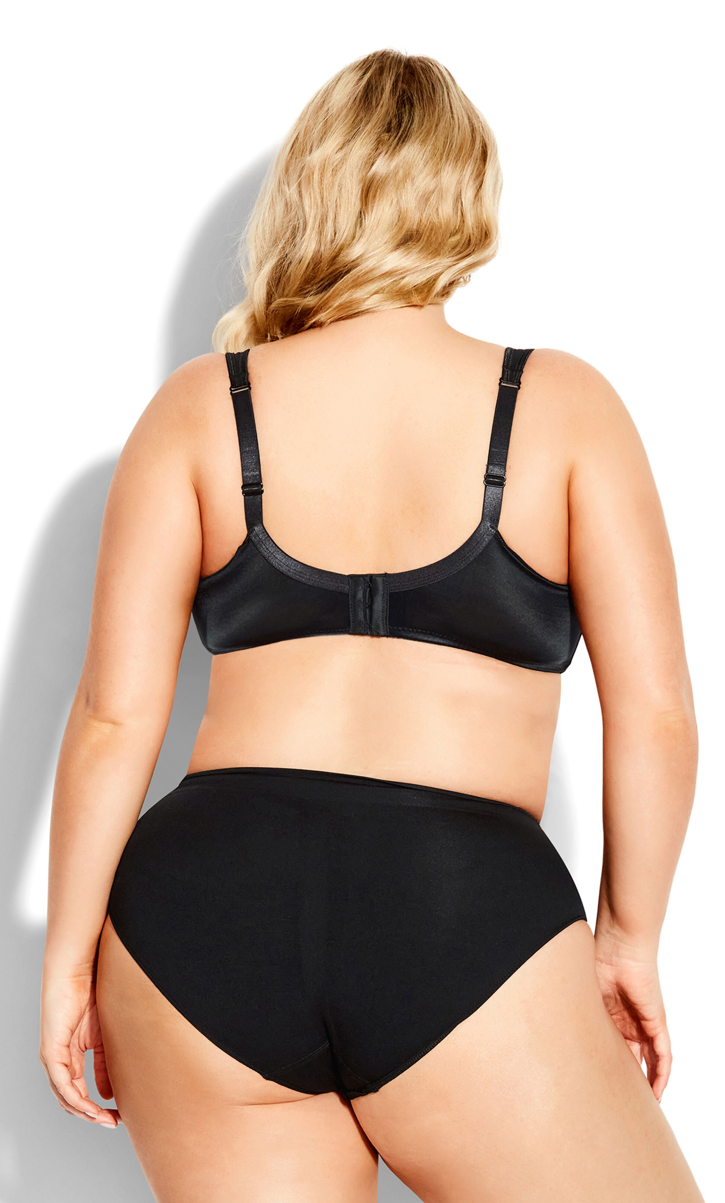 Seamless High Cut Brief - black, , alternate image number 1