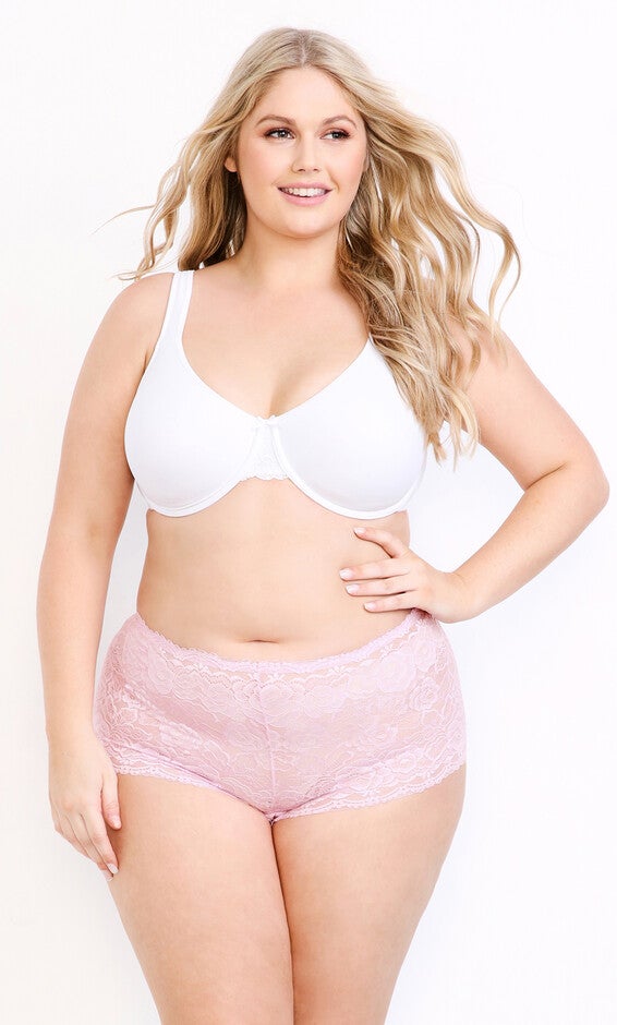 Lace Cheeky Brief - pink lilac, Purple, hi-res image number 0