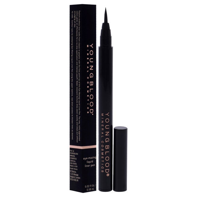 Eye-Mazing Liquid Liner Pen - Noir by Youngblood for Women - 0.02 oz Eyeliner, , alternate image number null