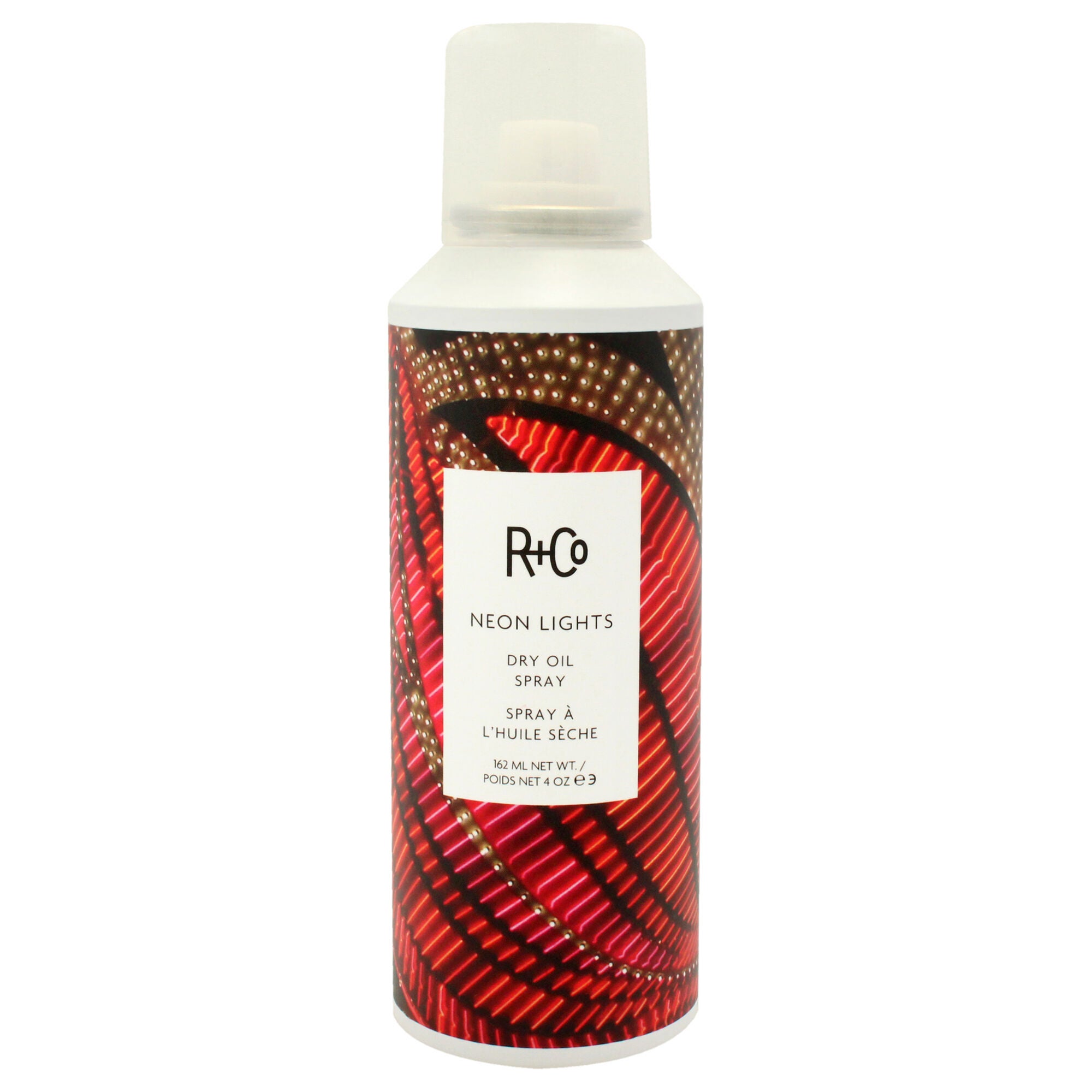 Neon Lights Dry Oil Spray by R+Co for Unisex - 4 oz Spray, See Description, hi-res image number 0