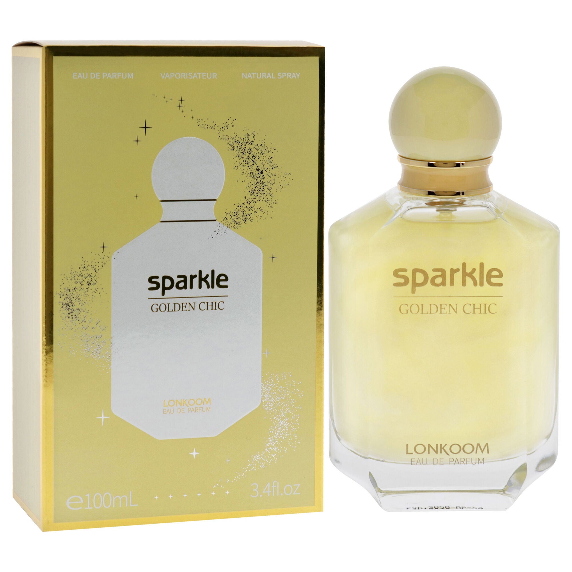Sparkle Golden Chic by Lonkoom for Women - 3.4 oz EDP Spray, , alternate image number 6