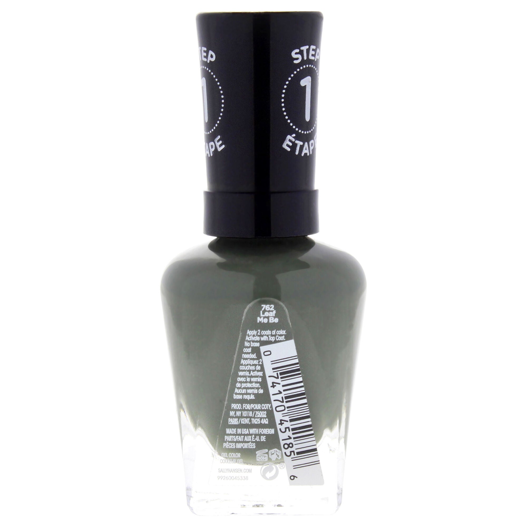 Miracle Gel - 762 Leaf Me Be by Sally Hansen for Women - 0.5 oz Nail Polish, See Description, hi-res image number 0