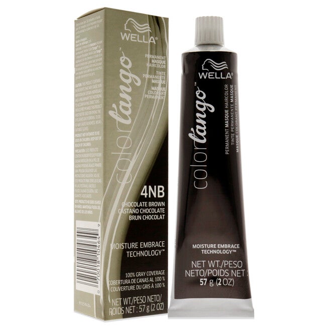 Color Tango Permanent Hair Color - 4NB Medium Brown Neutral Brown by Wella for Unisex - 2 oz Hair Color, See Description, alternate image number 2