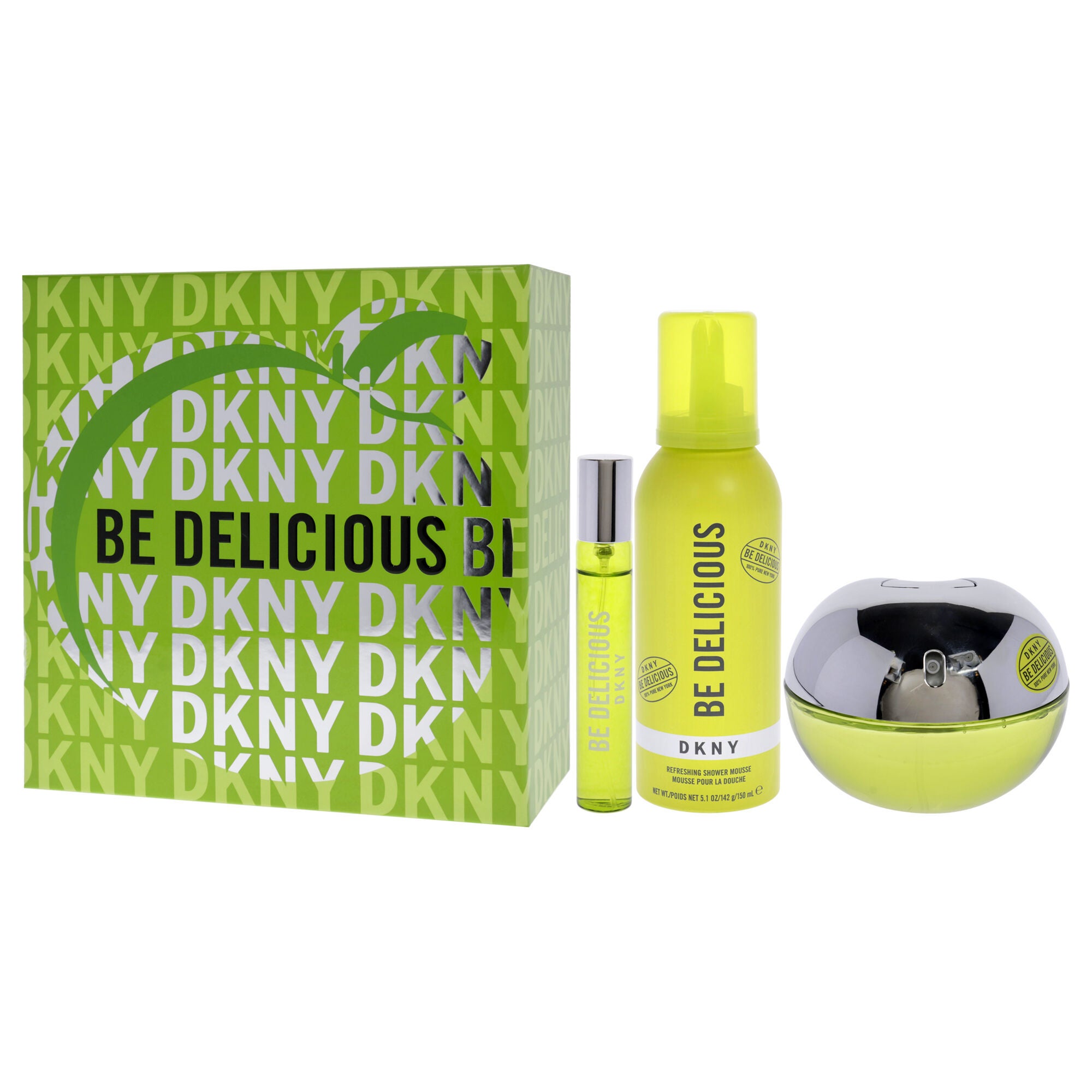Be Delicious by Donna Karan for Women - 3 Pc Gift Set 3.4oz EDP Spray, 0.5oz EDP Spray, 5.1oz Shower Mousse, See Description, alternate image number 3