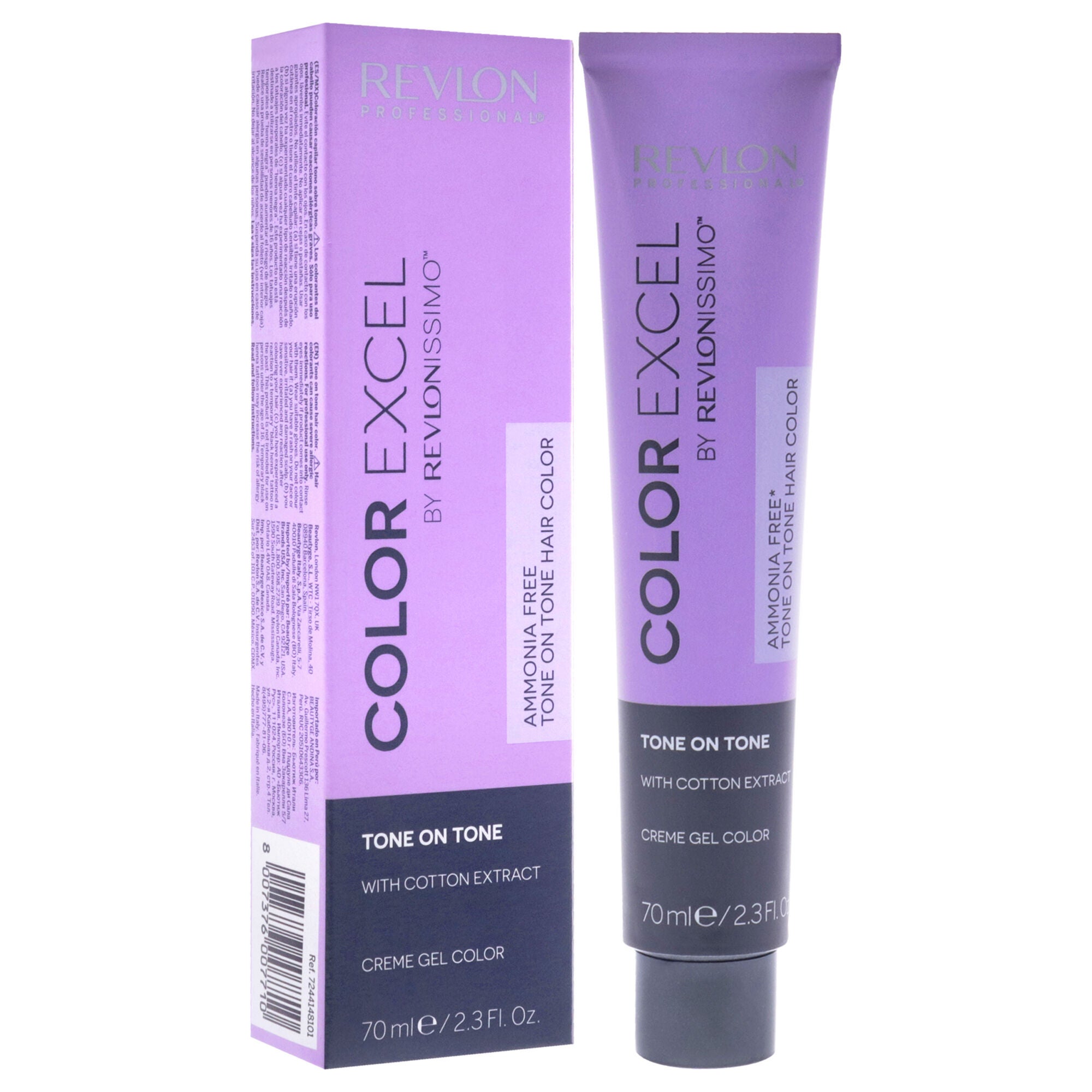 Revlonissimo Color Excel - 10.01 Lightest Natural Ash Blonde by Revlon for Unisex - 2.3 oz Hair Color, , alternate image number 6