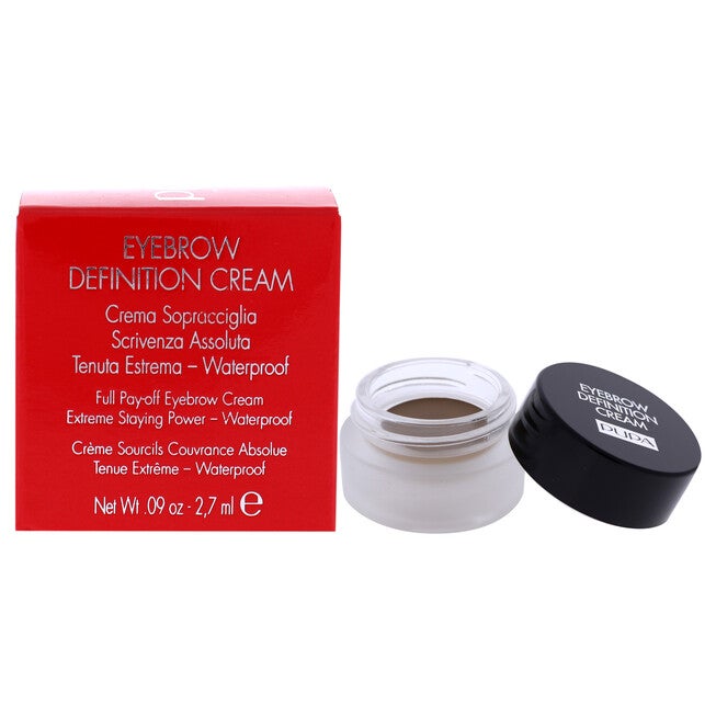 Eyebrow Definition Cream - 001 Ash by Pupa Milano for Women - 0.09 oz Eyebrow Cream, NA, hi-res image number null