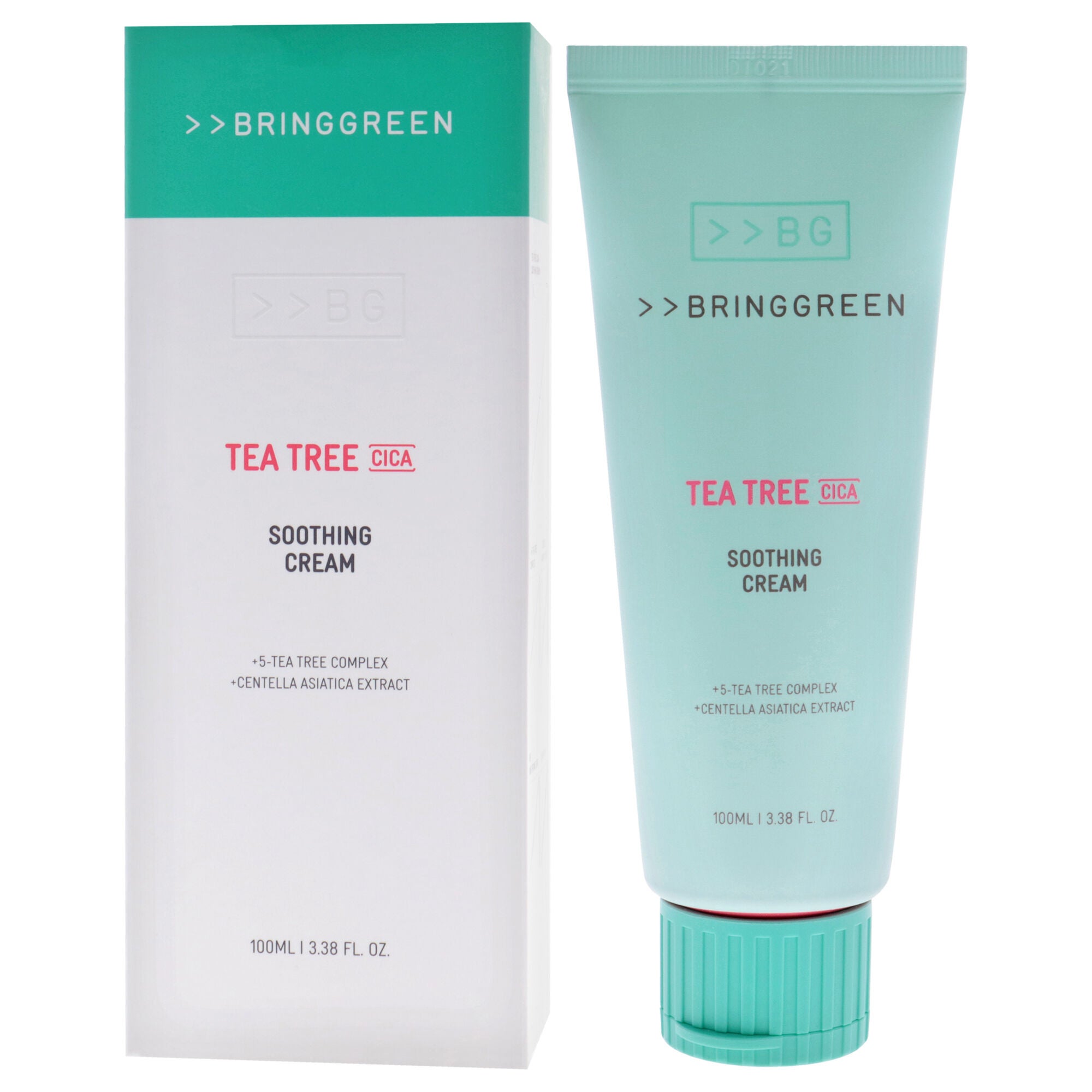 Soothing Cream - Tea Tree Cica by Bring Green for Unisex - 3.38 oz Cream, White, alternate image number 3