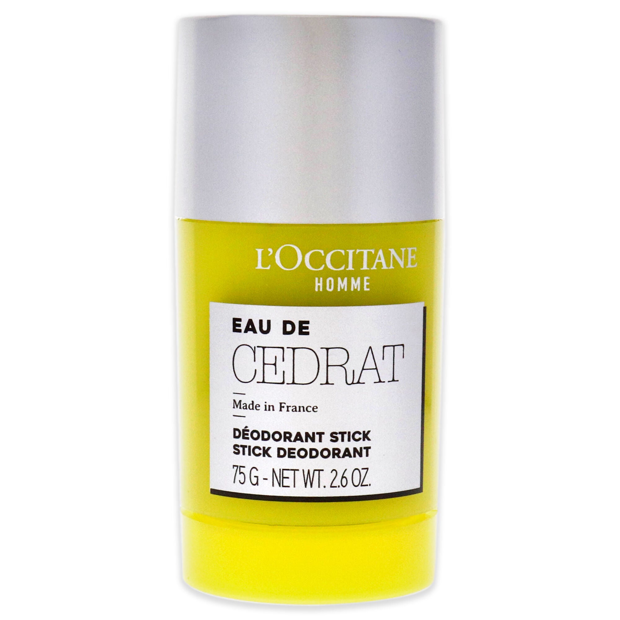 Cedrat Stick Deodorant by LOccitane for Men - 2.6 oz Deodorant Stick, See Description, hi-res image number 0