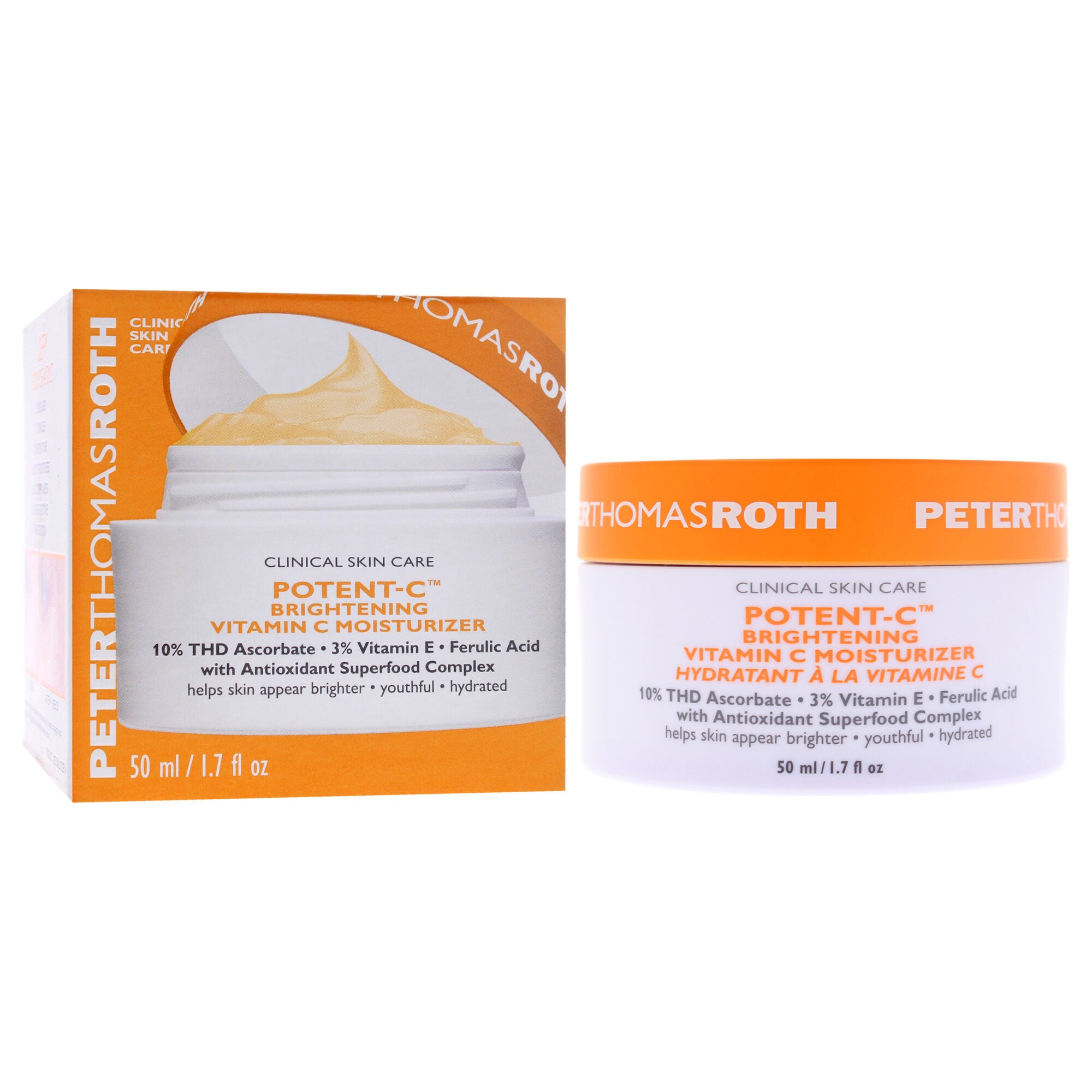 Potent-C Bright and Plump Moisturizer by Peter Thomas Roth for Unisex - 1.7 oz Moisturizer, See Description, alternate image number 1