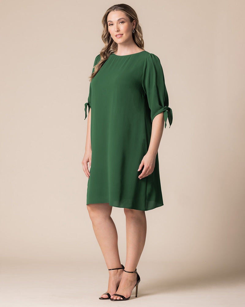 Manhattan Shift Dress, Clover Green, alternate image number 2